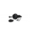 icy box ICYBOX Table Hub 4x USB 3.0 Type-A with Audio in-/output and Schuko Socket CEE 7/3 diameter 80 mm Black - nr 6