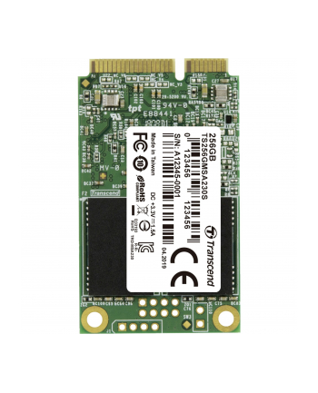 TRANSCEND 256GB mSATA SSD SATA3 3D TLC