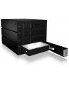 icy box ICYBOX Backplane 4x SAS/SATA 3.5 HDD for 3x5.25 bay Hot Swap Trayless MiniSAS connector Black - nr 11