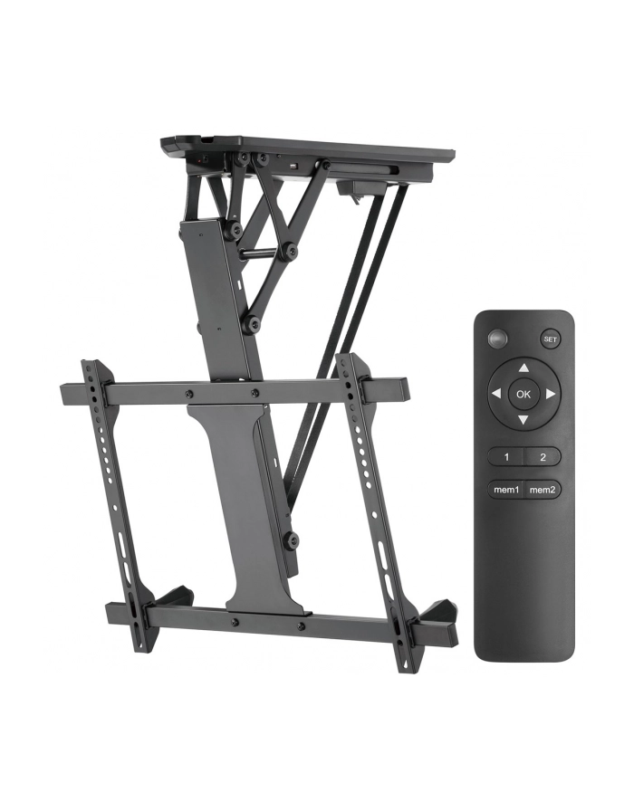 MACLEAN MC-880 Electric ceiling TV mount for sloping walls 32-70inch 35kg max remote control max VESA 600x411 główny