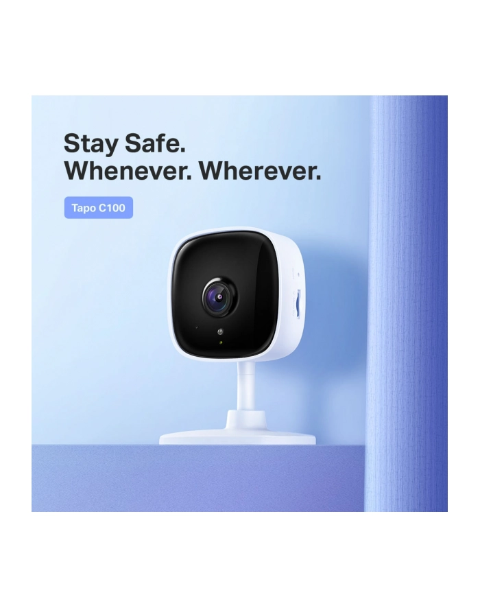 TP-LINK Home Security WiFi Camera Day/Night view 1080p Full HD resolution Micro SD card storageUp to 128GB H.264 Video główny