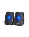 GREENBLUE AC835 Audiocore Computer speakers 6W USB minijack Black LED - nr 1