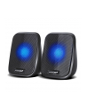 GREENBLUE AC835 Audiocore Computer speakers 6W USB minijack Black LED - nr 4