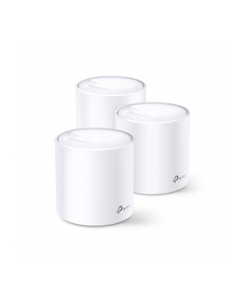 TP-Link System WiFi AX3000 Deco X60 (zestaw - 3 sztuki) / Quad-core CPU 2x GE RJ45 4x int.antennas MU-MIMO