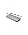 I-TEC USB-C Metal Nano Dock 2x DP 1x HDMI 1x GLAN 1x Audio/Mic 2 xUSB 3.1 2x USB 2.0 1x USB-C Data 1x USB-C 100W PD - nr 39