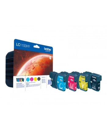 BROTHER LC1100HYVALBPDR value pack cyan magenta yellow black for MFC6490CW/DCP6690CW/6890CDW/5895CW/5890CN nr 2