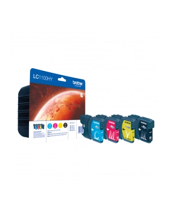 BROTHER LC1100HYVALBPDR value pack cyan magenta yellow black for MFC6490CW/DCP6690CW/6890CDW/5895CW/5890CN nr 1