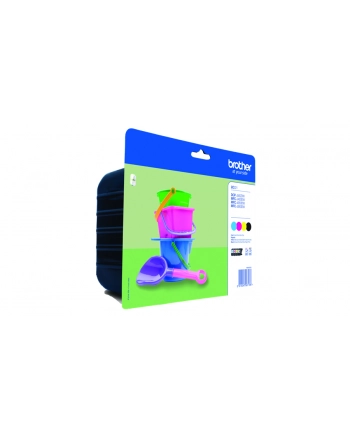 BROTHER LC-221BK + LC-221C + LC-221M + LC-221Y Ink cartridge Valuepack Blister nr 1