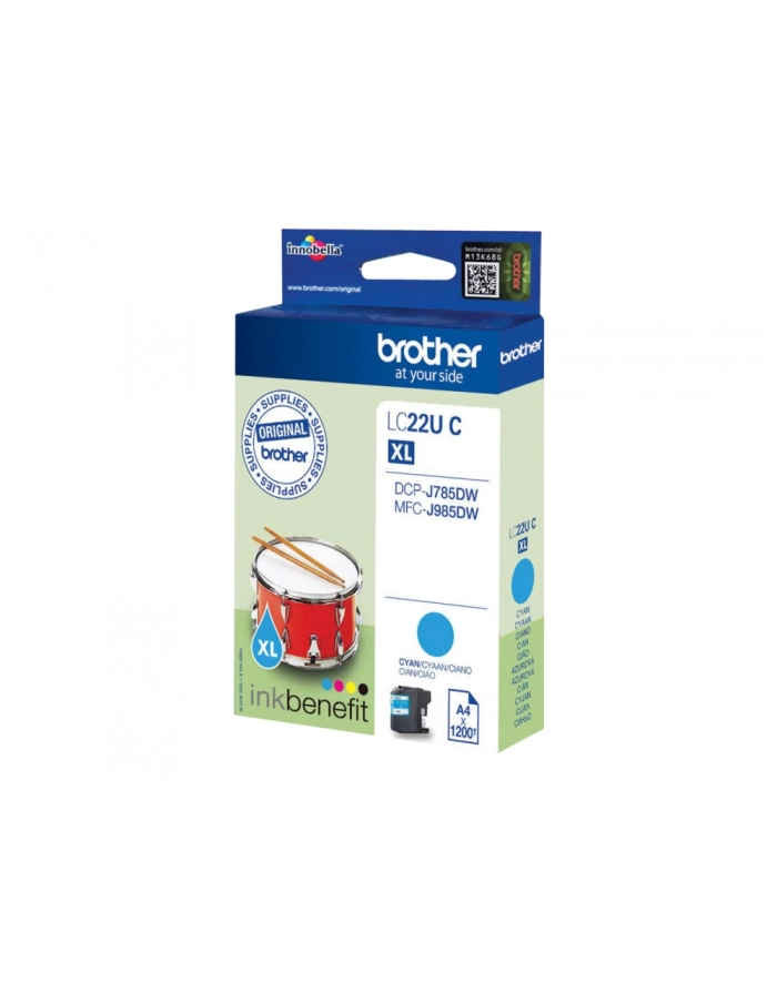 BROTHER Black Ink Cartridge High Capacity Black (2400 pages) for DCP-J785DW and MFC-J985DW główny