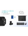I-TEC USB-C Metal Nano Dock 2x DP 1x HDMI 1x GLAN 1x Audio/Mic 2 xUSB 3.1 2x USB 2.0 1x USB-C Data 1x USB-C 100W PD - nr 19