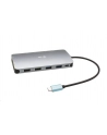 I-TEC USB-C Metal Nano Dock 2x DP 1x HDMI 1x GLAN 1x Audio/Mic 2 xUSB 3.1 2x USB 2.0 1x USB-C Data 1x USB-C 100W PD - nr 21