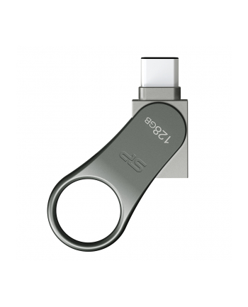 Pendrive Silicon Power Mobile SP128GBUC3C80V1S (128GB; USB 3.1  USB typ A  USB-C; kolor srebrny)