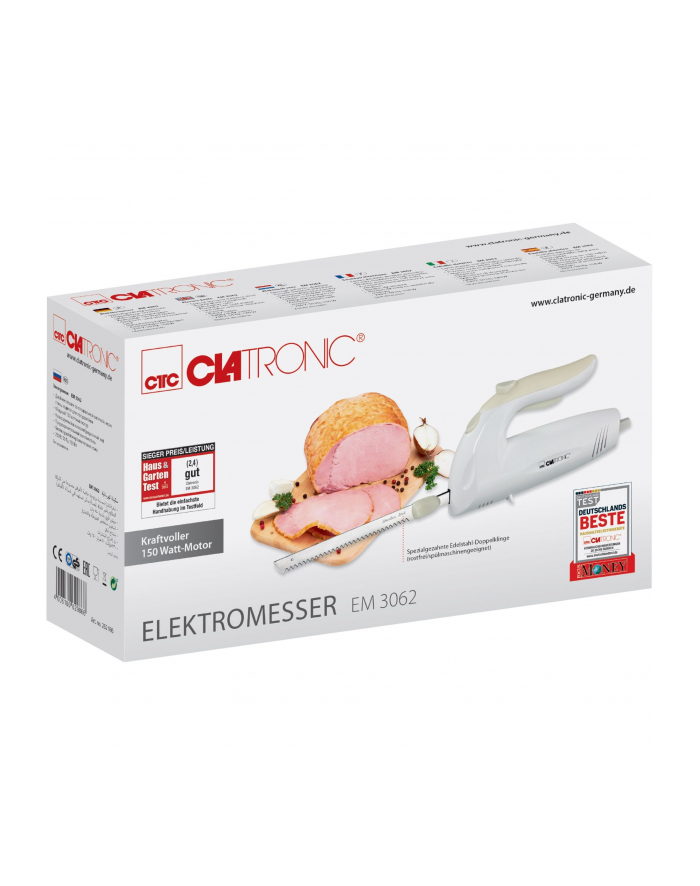 Nóż elektryczny CLATRONIC EM 3062 Biały główny