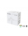 Kabel sieciowy Lanberg LCU5-12CU-0305-R (UTP; 305m; kat 5e; kolor czerwony) - nr 3