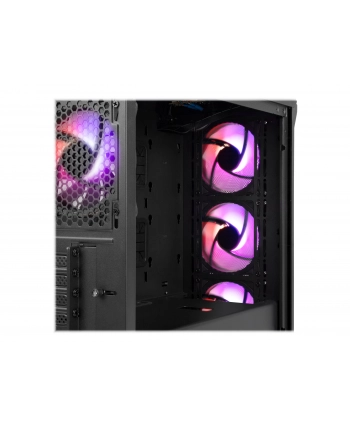 Obudowa NATEC Genesis Irid 503 ARGB NPC-1559 (Micro ATX  Mini ITX; kolor czarny)