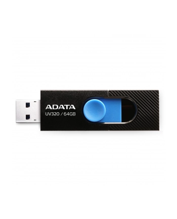 ADATA FLASHDRIVE UV320 64GB USB 3.1 BLACK/BLUE nr 1