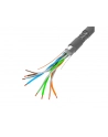 Kabel sieciowy Lanberg LCS5-11CU-0305-S (S/FTP; 305m; kat 5e; kolor szary) - nr 6