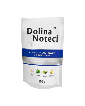Karma DOLINA NOTECI Premium Dorsz i Brokuły (0 50 kg )