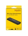 DELOCK OBUDOWA SSD ZEWNĘTRZNA M2 NVME PCIE USB TYPE-C 32 GEN2 BEZNARZĘDZIOWA - nr 23