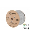LANBERG KABEL UFTP KAT 6A 305M DRUT CU LSZH SZARY CPR+FLUKE PASSED - nr 6