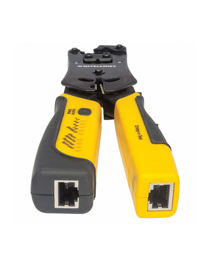 INTELLINET ZACISKARKA WTYKÓW RJ45/RJ11/RJ12/RJ22 Z TESTEREM OKABLOWANIA 780124 główny