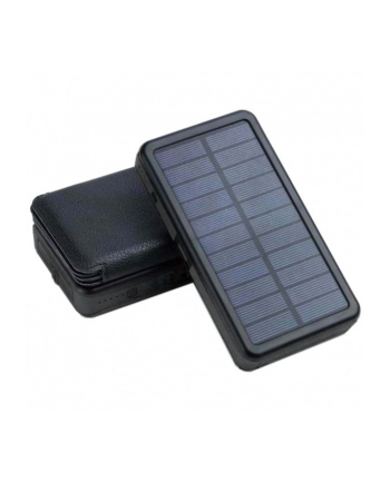 POWERNEED SKŁADANY PANEL SOLARNY Z POWER BANKIEM PV 9W 20000MAH LI-POLY 2X USB 2A CZARNY ES20000B