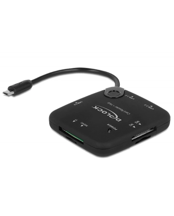 Czytnik kart Delock micro USB 2.0 OTG All in One + Hub nr 2