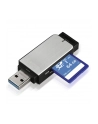 Czytnik kart Hama SD/microSD USB 3.0 srebrny - nr 9