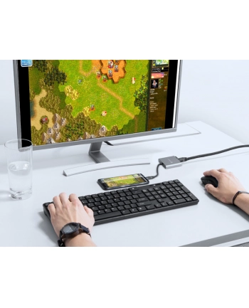 natec Multi Port Fowler mini USB-C PD, USB 3.0, HDMI 4K nr 1