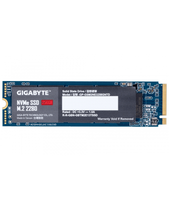 Dysk SSD Gigabyte 256GB M.2 2280 PCIe 3.0 x4 NVMe (1700/1100 MB/s)