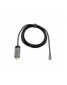 Kabel adapter Verbatim USB type-C(M) - HDMI(M) 1,5m (Thunderbolt 3) czarno-srebrny - nr 23