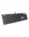 Klawiatura przewodowa Genesis Thor 420 Gaming Outemu Blue podświetlenie RGB srebrna - nr 1