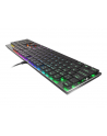 Klawiatura przewodowa Genesis Thor 420 Gaming Outemu Blue podświetlenie RGB srebrna - nr 25