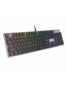 Klawiatura przewodowa Genesis Thor 420 Gaming Outemu Blue podświetlenie RGB srebrna - nr 9