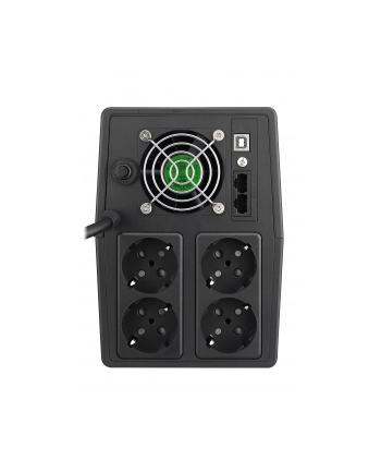 Zasilacz awaryjny UPS Power Walker Line-Interactive 1500VA SCL 4x Schuko 230V RJ11/45 In/Out USB LCD nr 1