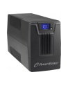 Zasilacz awaryjny UPS Power Walker Line-Interactive 600VA SCL 2x Schuko 230V RJ11/45 In/Out USB LCD - nr 13
