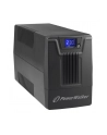 Zasilacz awaryjny UPS Power Walker Line-Interactive 600VA SCL 2x Schuko 230V RJ11/45 In/Out USB LCD - nr 20