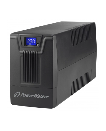 Zasilacz awaryjny UPS Power Walker Line-Interactive 600VA SCL 2x Schuko 230V RJ11/45 In/Out USB LCD