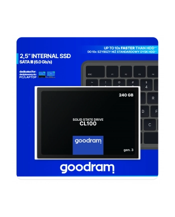 goodram Dysk SSD CL100 G3 240GB  SATA3 2,5 nr 1