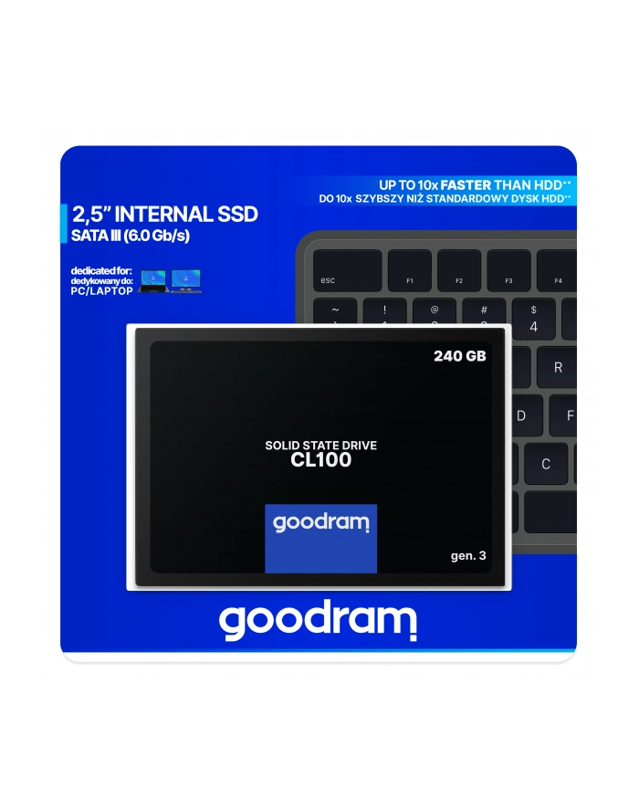 goodram Dysk SSD CL100 G3 240GB  SATA3 2,5 główny