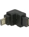 Adapter Delock micro USB (M) 2.0 -> micro USB (F) kątowy - dół - nr 10