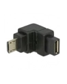 Adapter Delock micro USB (M) 2.0 -> micro USB (F) kątowy - dół - nr 8