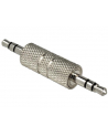 Adapter Delock Minijack 3,5mm - Minjack 3,5mm M/M srebrny metalowa obudowa - nr 1
