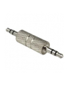Adapter Delock Minijack 3,5mm - Minjack 3,5mm M/M srebrny metalowa obudowa - nr 3