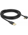 Kabel Delock mini USB kątowy prawo - USB M/M 2.0 3m czarny - nr 11