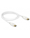 Kabel Delock DisplayPort M/M 20 Pin v1.2 2m 4K biały - nr 4