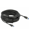 Kabel USB 3.1 Gen1 Delock USB-A(M) - USB-B (M) 20m czarny aktywny - nr 6