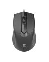 Mysz przewodowa Defender OPTIMUM MB-270 OPTICAL 1000dpi 3P czarna - nr 3