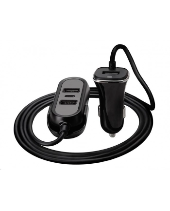 Ładowarka samochodowa Tracer 12-24V MULTICHARGE 3xUSB 7,2A + PD 18W
