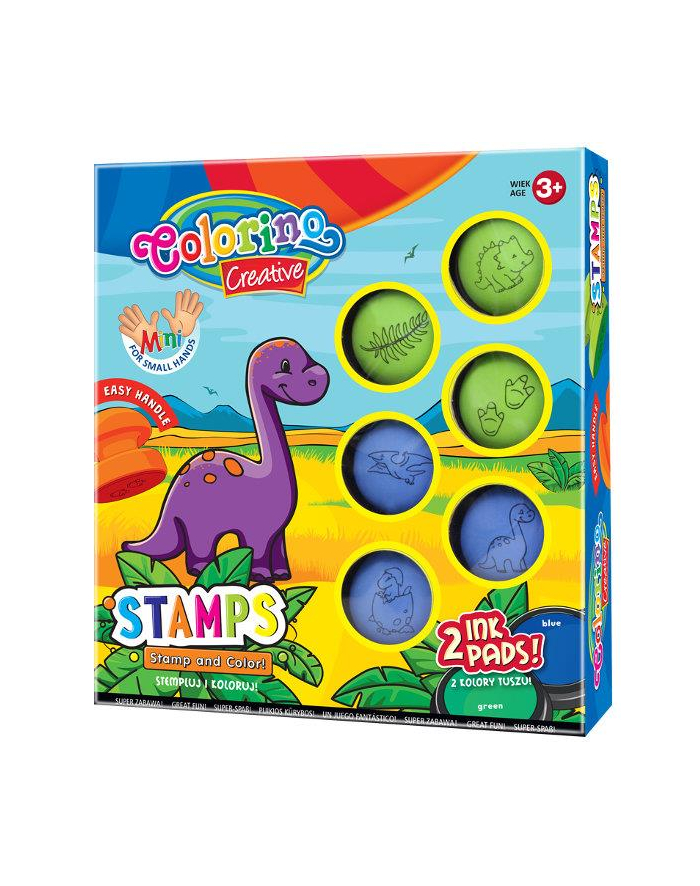 patio Zestaw stempelków DINO 6 szt  Colorino Kids główny